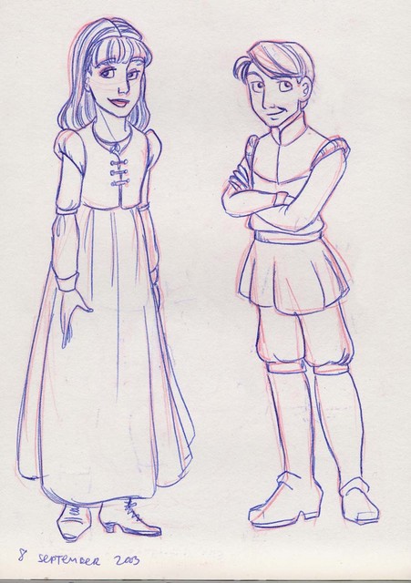 Jill Pole and Eustace Scrubb from The Chronicles of Narnia
