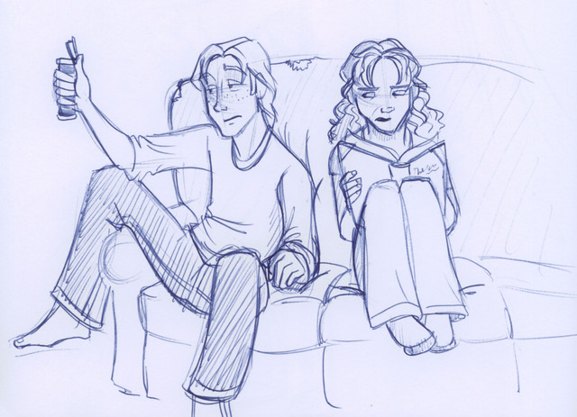 Waiting in their safehouse, Ron grows bored while Hermione loses patience