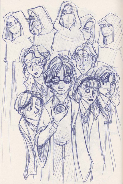 Harry and Co. find the Prophecy, only to find themselves cornered by Death Eaters