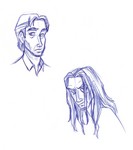 Portrait studies of Remus and Sirius