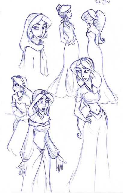Some recent sketches of Jasmine