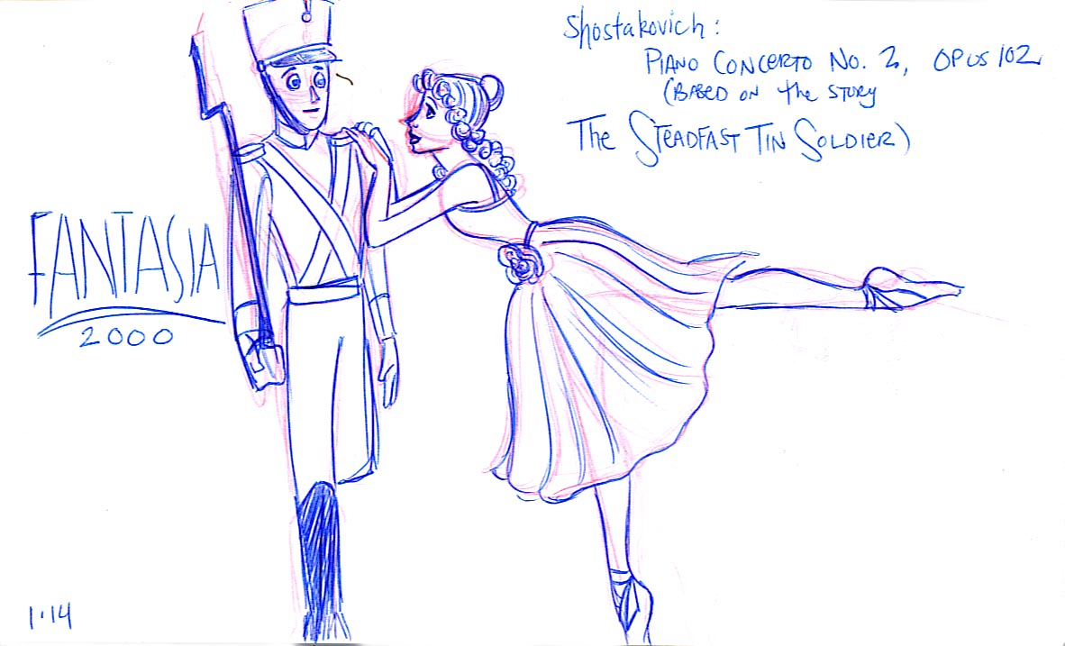 The Steadfast Tin Soldier and his Ballerina