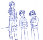 Mallory, Simon and Jared Grace, from the Spiderwick Chronicles