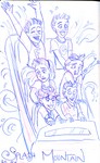 Just for fun, what the gang's photo on Splash Mountain might look like