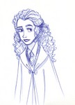 A request someone made for me to draw Hermione with Christine's hair.....  It's okay, I guess.