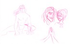 Sketches of Tarzan and Jane