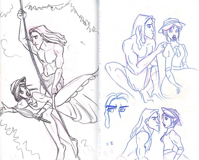 Some early Tarzan drawings