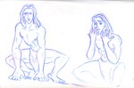 A couple of early Tarzan drawings