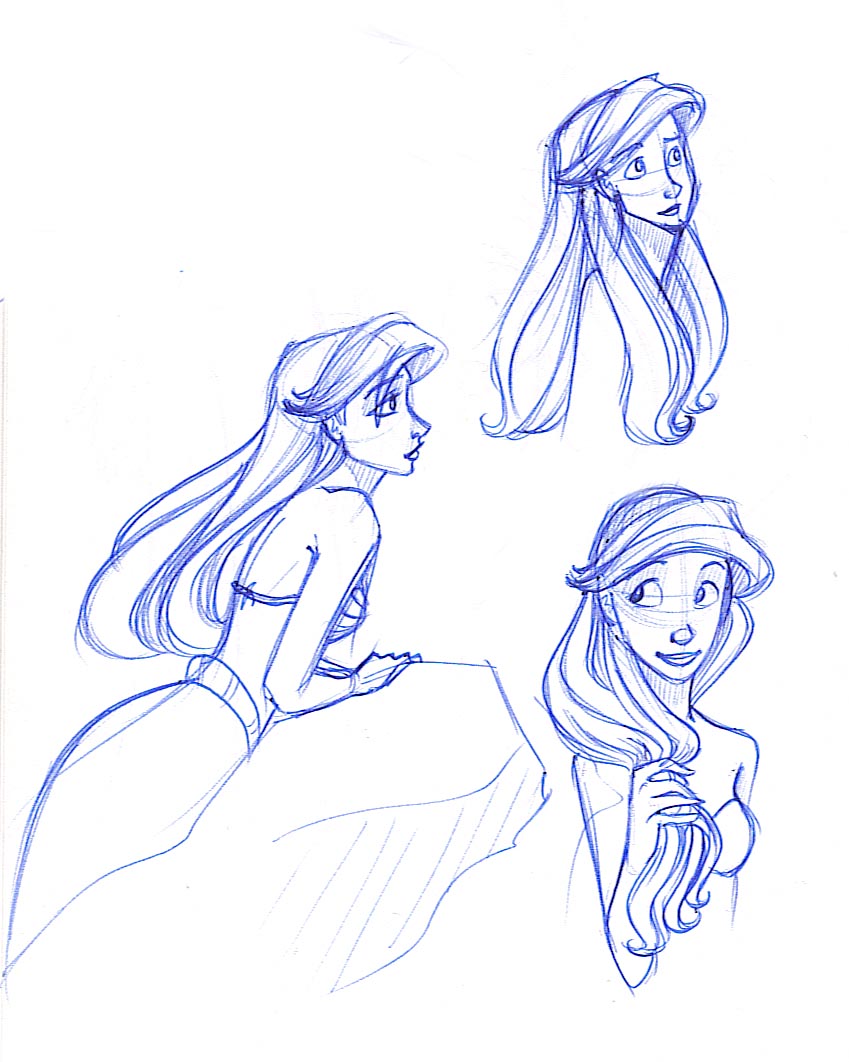 Some recent sketches of Ariel